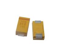 100PCS/Lot Tantalum capacitor Patch Yellow 25V/10UF volume D-type 7343 10UF/25V silk screen 106