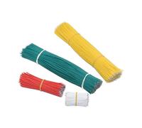 100PCS/LOT Tin-Plated Breadboard PCB Solder Cable 24AWG 5cm Wires Connector Wire Red/Black(Blue)