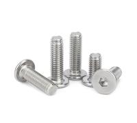 100pcs/lot Ultra Thin Super Flat Wafer Head Screw Bolt M1.6 M2 M2.5 M3 M4 M5 M6 M8 304 Stainless Steel Hex Hexagon CM Socket(2mm x100pcs)