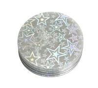 100pcs Love Themed Reflective Badges Films for Crafting and Personalizing Outfits Bags and Hat Permanent Symbol Covering Film