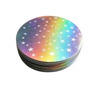 100pcs Love Themed Reflective Badges Films for Crafting and Personalizing Outfits Bags and Hat Permanent Symbol Covering Film