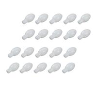 100pcs Luminous Glow Fishing Beads White Silicone Floating Line