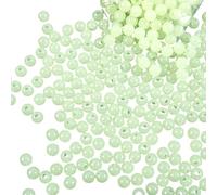 100Pcs Luminously Fishing Beads Fish Line Beads Round Space Bean Hard Fishing Stopper Accessories Easy Use For Outdoor Tackles