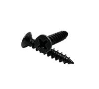 100pcs M1 M1.2 M1.4 M1.7 M2 M2.6 M3 M3.5 Black Steel Micro Flat Countersunk Round Pan Head Self Tapping Wood Screw