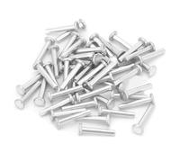 100pcs M2 5 Solid Aluminum Rivets Flat Head Countersunk Rivets High Strength Resistant for DIY Home Repair Furniture Assembly Metal Plastic Projects (M2.5 * 12)