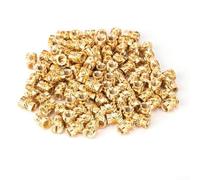 100pcs M2 Brass Threaded Insert Nuts With Spiral Knurled Design For 3d Printer For Pla Abs Plastic Heat Set Installation Gold Color Hardware In Box(M2*3 * 3.2)