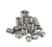 100pcs M2 M2.5 M3 M4 M5 Stainless Steel 304 Wire Thread Insert, Screw Sleeve Bushing, Wire Thread Repair Inserts(M2.5x0.45x2D)