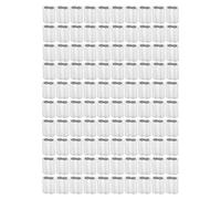 100Pcs M4 Aluminum Ferrules Crimping Sleeve Double-Hole 8-Shaped Oval Clip Wire Rope Clamp