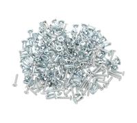 100pcs M4 Hollow Wall Anchor Bolt Zinc Plated Carbon Steel Expansion | Petal Expansion Nut, Rapid Fixing Mechanism, Secure Mounting for Plasterboard, Plastic Sheet and Balcony Rods
