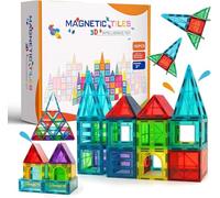 100PCS Magnetic Blocks for Kids, 3D STEM Construction Set, Educational Magnetic Blocks, Toy for Boys Girls Age 3-8, Creative Gifts for Boys & Girls