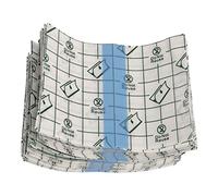 100PCS Makeup Hand Palette, PU Film Adhesive Mixing Tray, Transparent Cosmetic Palette for Eye Shadow Nail Polish Mixing, Skin Friendly Disposable Palette for Pros and Beginners (Style 2)