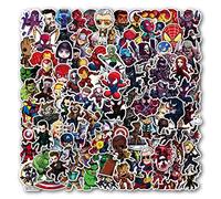 100pcs Marvel Avengers Superhero Stickers Pack for Kids Boys Teens Adults,Waterproof Vinyl Comic Legends Hero Stickers for Laptop Water Bottles Bike Hard Hat Luggage Skateboard Guitar Decor