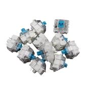100pcs Mechanical gaming Keyboard Black Blue Brown Red Key Switch For CIY Sockets SMD 3pin Thin Pins Compatible With MX Switch (blue)