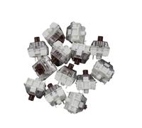 100pcs Mechanical gaming Keyboard Black Blue Brown Red Key Switch For CIY Sockets SMD 3pin Thin Pins Compatible With MX Switch (brown)
