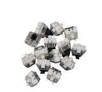 100pcs Mechanical gaming Keyboard Black Blue Brown Red Key Switch For CIY Sockets SMD 3pin Thin Pins Compatible With MX Switch (Black)