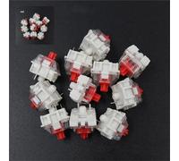 100pcs Mechanical Keyboard Black Blue Brown Red Key Switch for CIY Sockets SMD 3pin Thin pins Compatible with MX Switch (red)