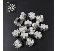100pcs Mechanical Keyboard Black Blue Brown Red Key Switch for CIY Sockets SMD 3pin Thin pins Compatible with MX Switch (black)