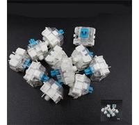100pcs Mechanical Keyboard Black Blue Brown Red Key Switch for CIY Sockets SMD 3pin Thin pins Compatible with MX Switch (blue)