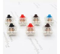 100pcs Mechanical Keyboard Key Switches For CIY Sockets SMD 3pin Thin pins Compatible With MX Switch (Red)