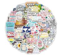 100Pcs Mental Health Stickers, Positive Sticker for Adults, Vinyl Waterproof Sticker Packs Decals, for Laptop Bumper Water Bottles Computer Phone Hard Hat Car Stickers Inspirational Stickers.