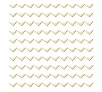 100Pcs Metal Album Corner Protectors Decorative Corner Guards for Memory Books and Photo Collection Book Vintage Metal Photo Corners