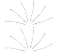 100pcs Metal Bobby Pin White Bones Barrette Hair Clips