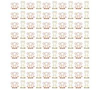 100pcs Metal Clips Strong Clamping Force Arrows and Fork Shape Document Clips for Office Home Organization Supplies