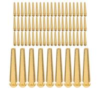 100pcs Metal Cribbage Board Scoring Pegs in Golden Colour for Score Tracking and Portable Use Suitable for Cards Room and Chess Room Accessories