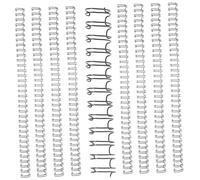 100pcs Metal Loose Leaf Binder Rings Durable Iron Binding Spines for Notebooks Diaries Crafts and File Organization Perfect Replacement for DIY Projects