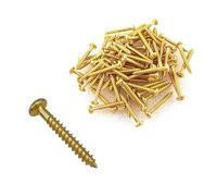 100Pcs Metal Pickup Frame Fixing Screw Guitar Humbucker Pickup Rings Mounting Screws For Electric Guitar Enduring Metal Frame Surround Screws