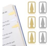100Pcs Metals Book Darts for Reading, Stainless Steel Bookmarks Bulk Mini Thin Book Line Marker Page Markers, Book Marker Clips for Students, Teachers, Book Lovers(Gold & Silver)