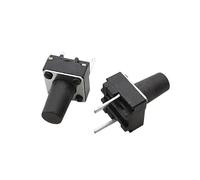 100Pcs Micro Tactile Switch Momentary Tact DIP Switch 2Pin 6 x 6mm Micro Touch Push Button Switch High 5mm 6mm 7mm 8mm 9mm(6x6x4.3mm)