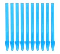 100Pcs Microcentrifuge Tube Pestles Organic Sample Preparation with Flat Cap, Plastic Centrifuge Tube Pestles for Efficient Grinding .5ml