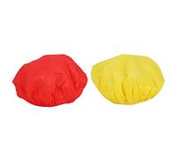 100Pcs Microphone Covers One Time NonWoven Protective Cap Portable Microphone Cover Accessory for KTV Stage Interview Supplies(Red and Yellow)