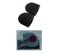 100pcs Microphone Foam Cover Protector Thicken Handheld Stage Microphone Windshield Case Mic Access