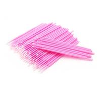 100Pcs Micropore Eyelash Applicator Micro Brushes, Microfibre Brushes for Eyelashes Extensions & Mascara