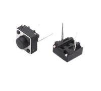100Pcs Middle 2 pins 6 * 6 * 5 mm Switch Tactile Push Button Switches 6x6x5mm