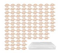 100pcs Mini Dinosaur Paper Clips, Electroplated Metal, Cute Portable Design - Anti Finish, Slip, Organise Office and Home Documents