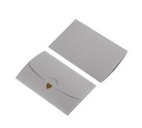 100Pcs Mini Envelopes for Gift Cards, Small Gold Heart Invitation Envelopes for Wedding Birthday
