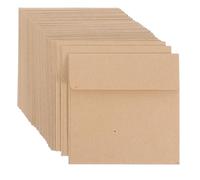 100pcs Mini Kraft Paper Coin Envelopes for Cards and Notes Storage