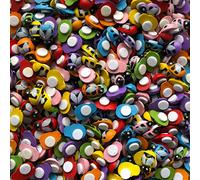 100pcs Mini Mixed 9x12mm Bees Self Adhesive Wooden Bumble Bee Craft Card Wood Toppers