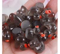 100pcs Mini Resin Black Duck,15 mm Dollhouse Décor Glow in The Dark for Aquarium Decor Micro Fairy Garden Landscape Hide,Seek Party Toys,Easter Basket Stuffer, Gift for All Ages