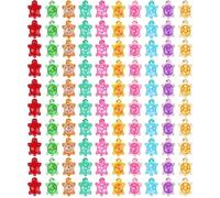 100PCS Mini Resin Turtles - 10 Colors Glow in The Dark Tiny Sea Animals for Aquarium, Garden, DIY Crafts, Dollhouse Decor Fish Tank Landscape Resin Animals Decoration