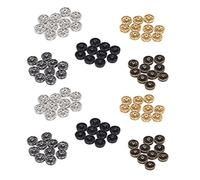 100Pcs Mini Snap Buttons Fasteners Doll 5Mm Miniature Colors Hidden Buckle Clothes Accessory Petite Snaps