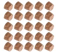 100pcs Mini Tapered Cork Stoppers for Mini Bottles, 2.5x2.5x2cm | Wood Cork Build, Smooth Splinter Free Finish, for DIY Crafts, Home Bottling, Makers and Teachers
