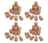 100pcs Mini Tapered Wooden Cork Stopper for Small Bottles 2.8x2.2x2.2cm | Smooth Splinter-Free Finish, Fits 12-18mm Mouths, for Apothecary Jars, Classroom Use, Wedding Favors Crafting