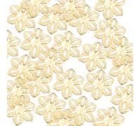 100pcs Mix Color Hollow Flower Metal Charm for Scrapbooking Metal Filigree Flowers Connectors Jewelry Accessories Bulk Jewelry Findings
