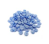 100pcs Mixed Color Glitter Dreamy Aurora Sealing Wax Stamp Beads DIY Envelope Wedding Invitation Scrapbooking Handcraft Decor(Blue)