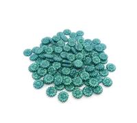 100pcs Mixed Color Glitter Dreamy Aurora Sealing Wax Stamp Beads DIY Envelope Wedding Invitation Scrapbooking Handcraft Decor(Green)