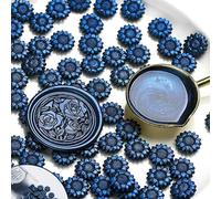 100pcs Mixed Color Glitter Dreamy Aurora Sealing Wax Stamp Beads DIY Envelope Wedding Invitation Scrapbooking Handcraft Decor(E)